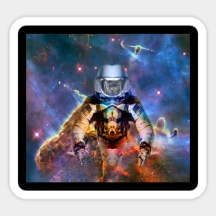 Astronaut Disintegration Sticker